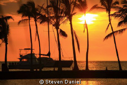 Big Island Sunset by Steven Daniel 